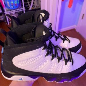 jordan 9 ,size 6.5 youth(can fit women 8)